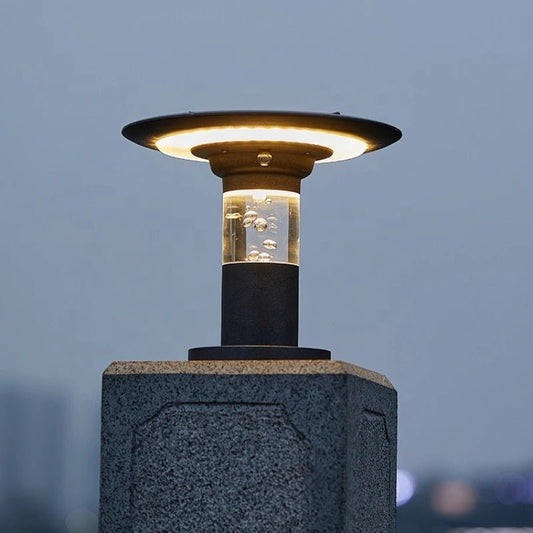 Acacia Solar Pillar Light Solar Powered Easy Installation - 