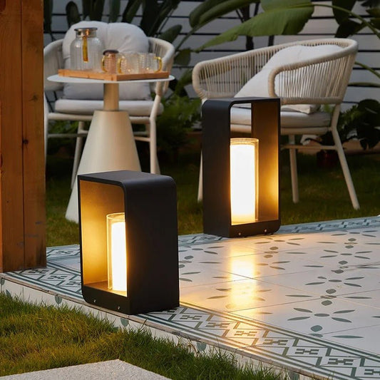 Reyna LED Outdoor Light IP65 Waterproof Stainless Steel - Electricity wired 30CM