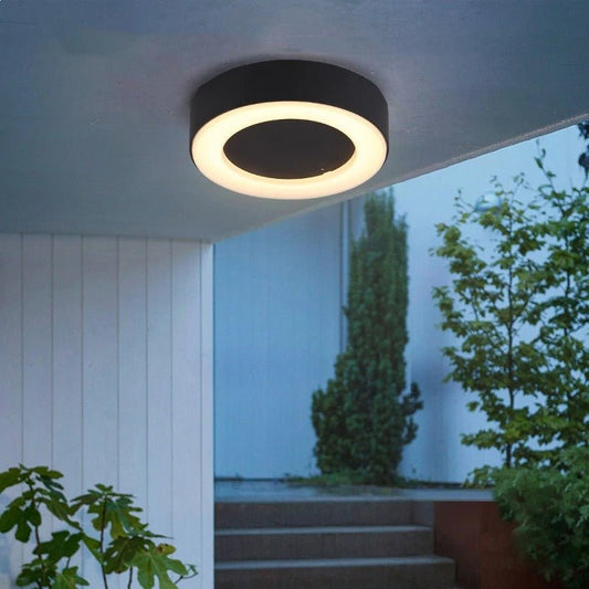 Azul LED Ceiling Lamp IP65 Waterproof Durable Aluminum Body - Oval