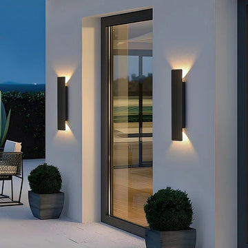 Alejandra Outdoor Wall Light IP65 18W LED Nordic Design - 9.7cm - black body - 2w