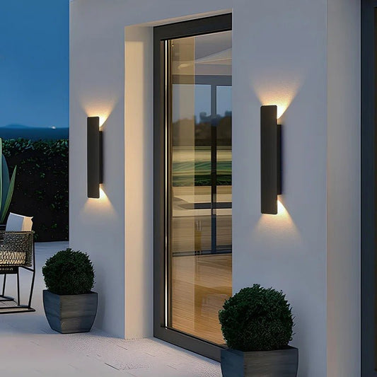 Alejandra Outdoor Wall Light IP65 18W LED Nordic Design - 9.7cm - black body - 2w