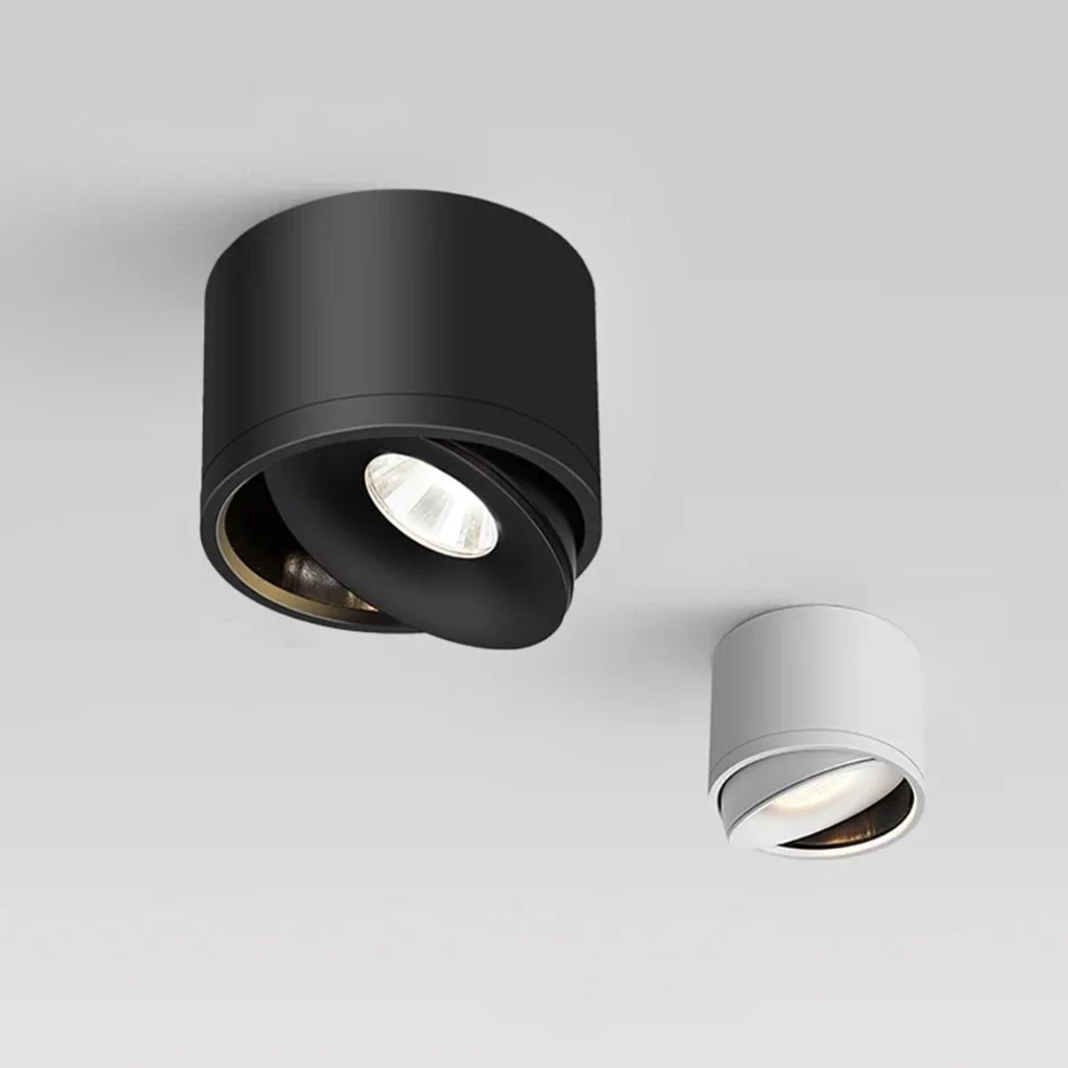 Paulina Surface Mounted Downlight 9W to 24W Rotatable - Black