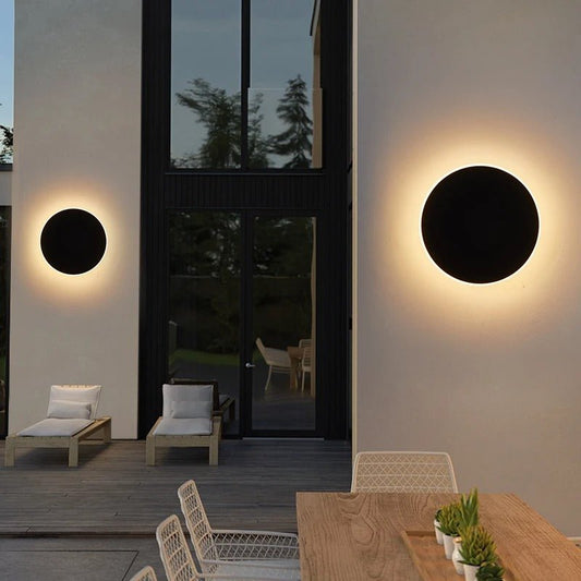 Alessa LED Outdoor Wall Light IP65 Waterproof Aluminum - Warm White
