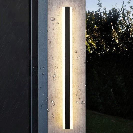 Adriel LED Wall Lamp IP65 Waterproof Slim Strip Profile - 30 x 9cm 9W