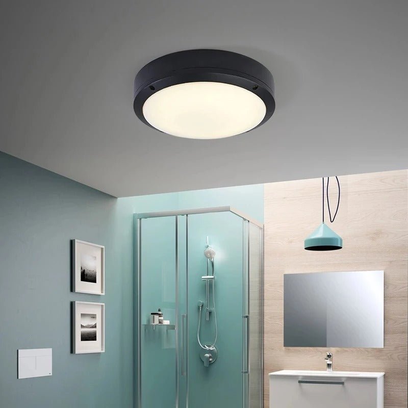 Ayva Outdoor Ceiling Light Radar Sensor IP65 Waterproof - 18W 28CM Diameter