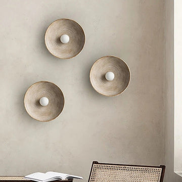 Lisbeth Wall Lamp Resin Frosted Glass Up And Down Lighting - Warm Light (3000K)