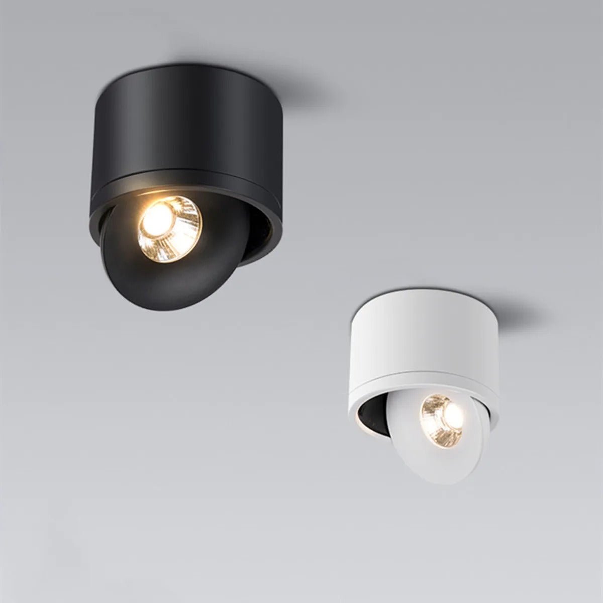 Paulina Surface Mounted Downlight 9W to 24W Rotatable - Black
