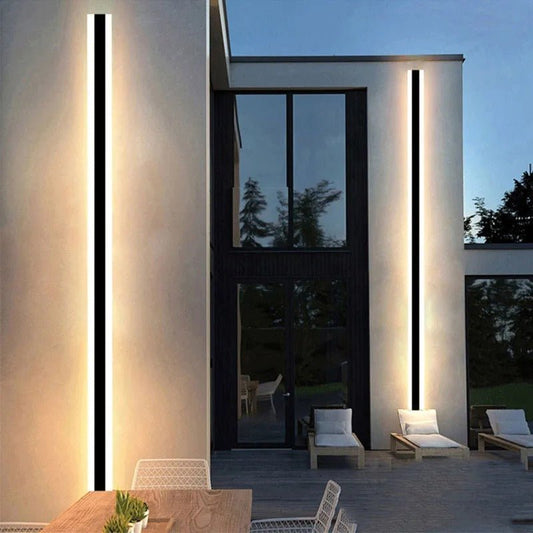 Adriel LED Wall Lamp IP65 Waterproof Slim Strip Profile - 30 x 9cm 9W