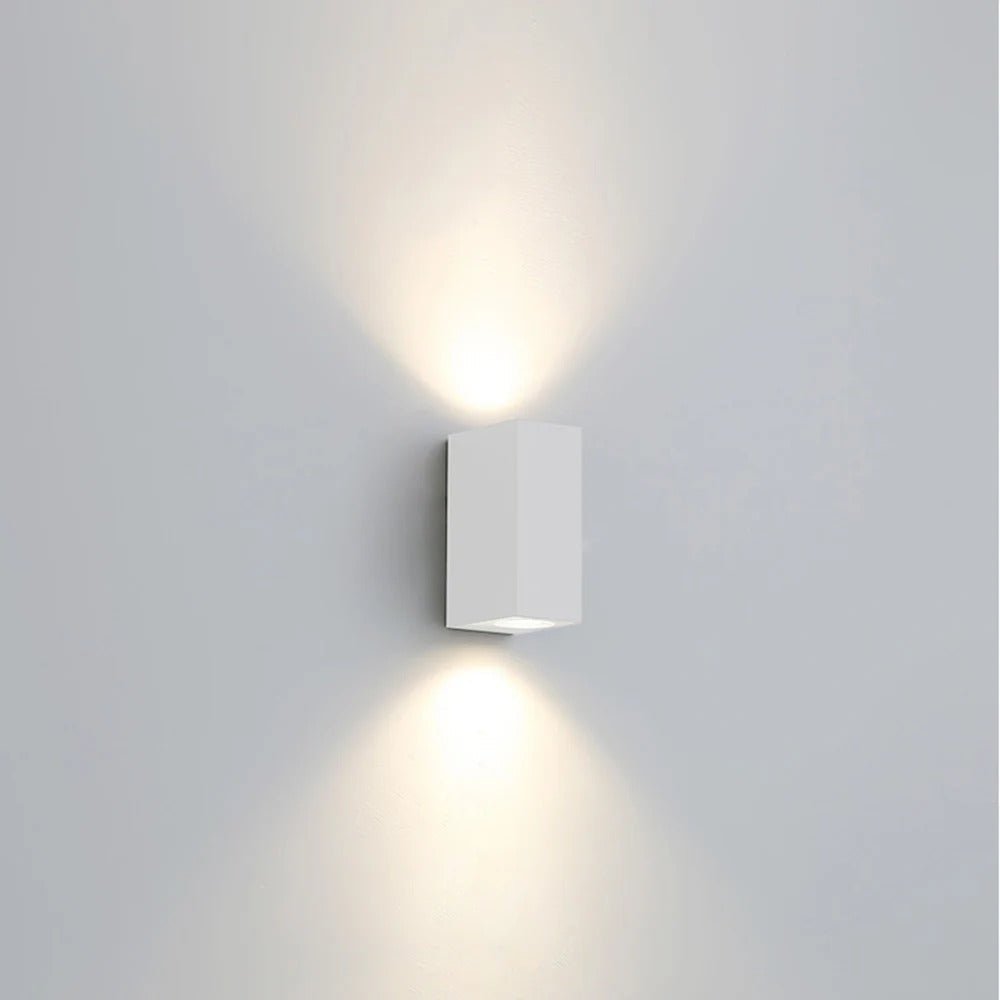 Ahana LED Wall Lamp Indoor And Outdoor Ready Up And Down - White Round B