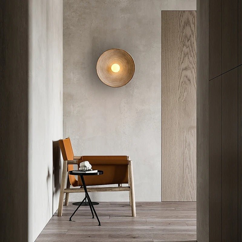 Lisbeth Wall Lamp Resin Frosted Glass Up And Down Lighting - Warm Light (3000K)