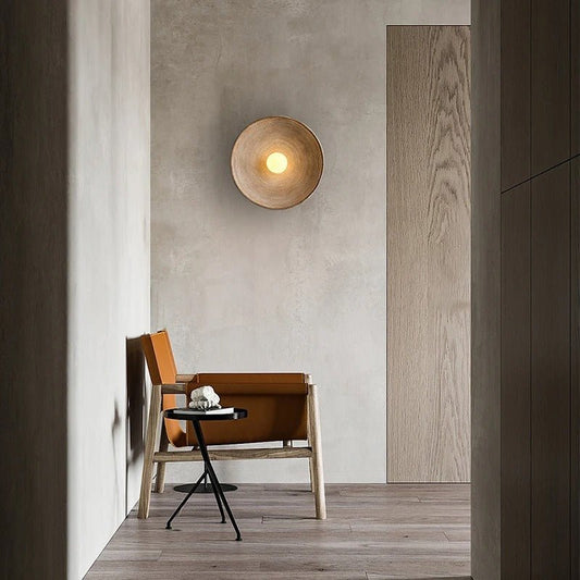 Lisbeth Wall Lamp Resin Frosted Glass Up And Down Lighting - Warm Light (3000K)