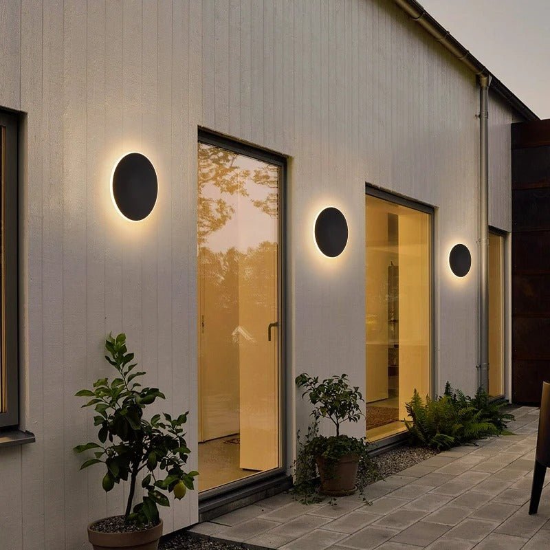 Alessa LED Outdoor Wall Light IP65 Waterproof Aluminum - Warm White