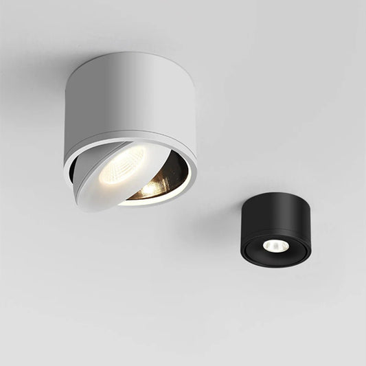 Paulina Surface Mounted Downlight 9W to 24W Rotatable - Black