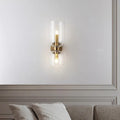 Bello Wall Lamp Two Glass Shades Energy Efficient LED - Clear