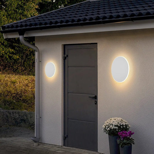 Alessa LED Outdoor Wall Light IP65 Waterproof Aluminum - Warm White
