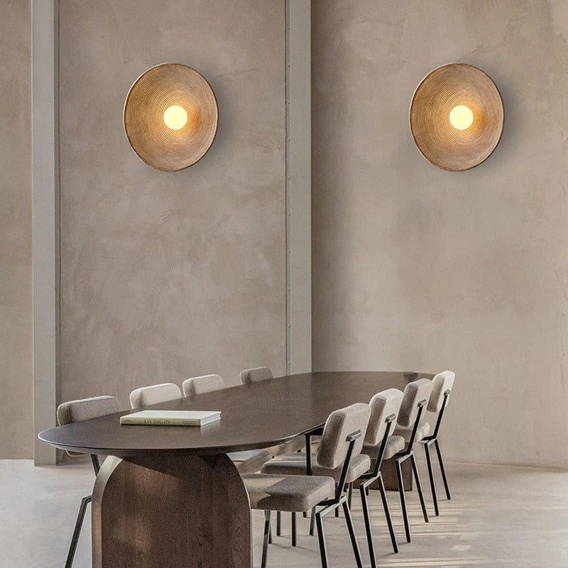 Lisbeth Wall Lamp Resin Frosted Glass Up And Down Lighting - Warm Light (3000K)