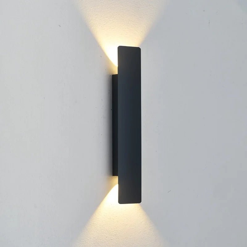 Alejandra Outdoor Wall Light IP65 18W LED Nordic Design - 61cm - black body - 24w