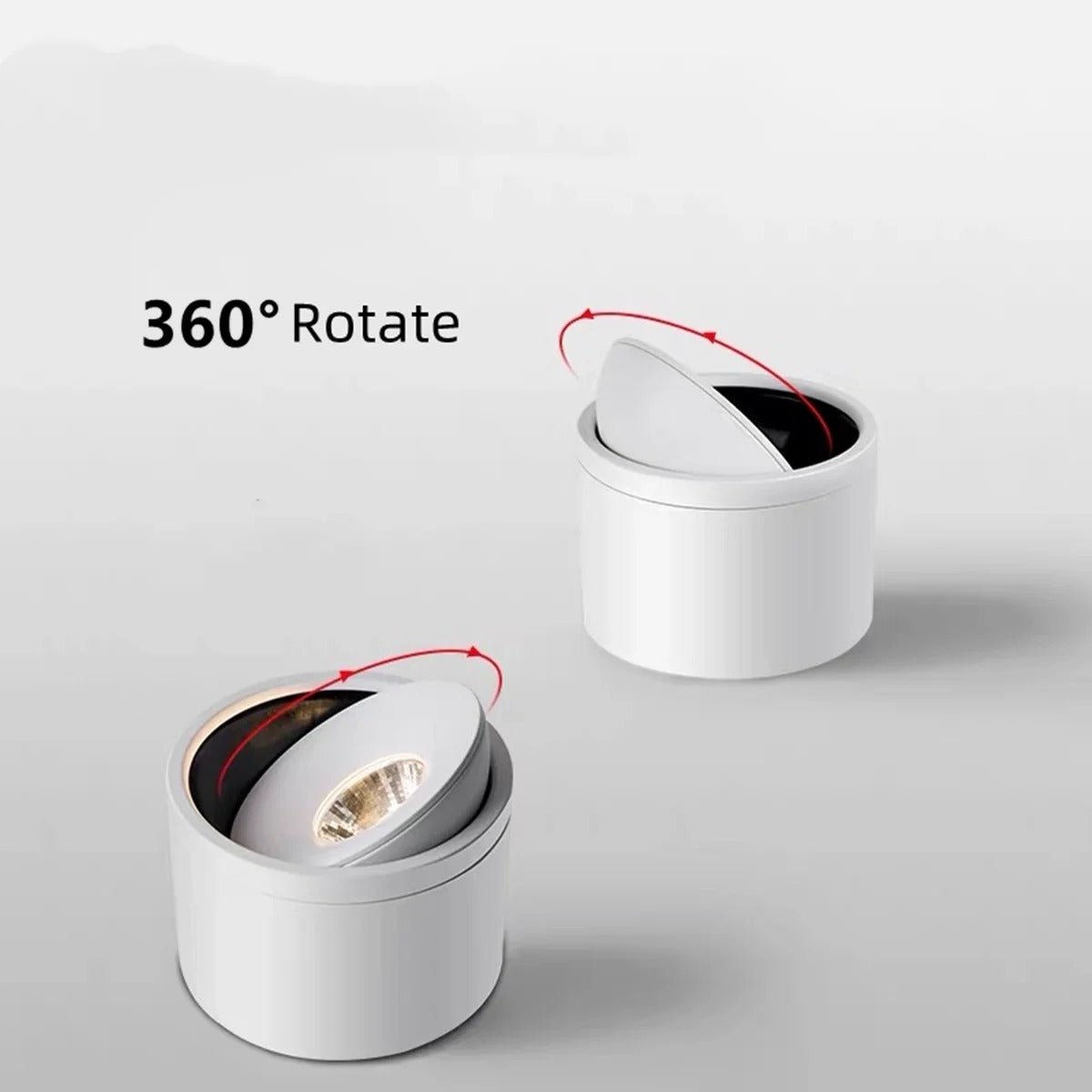 Paulina Surface Mounted Downlight 9W to 24W Rotatable - White