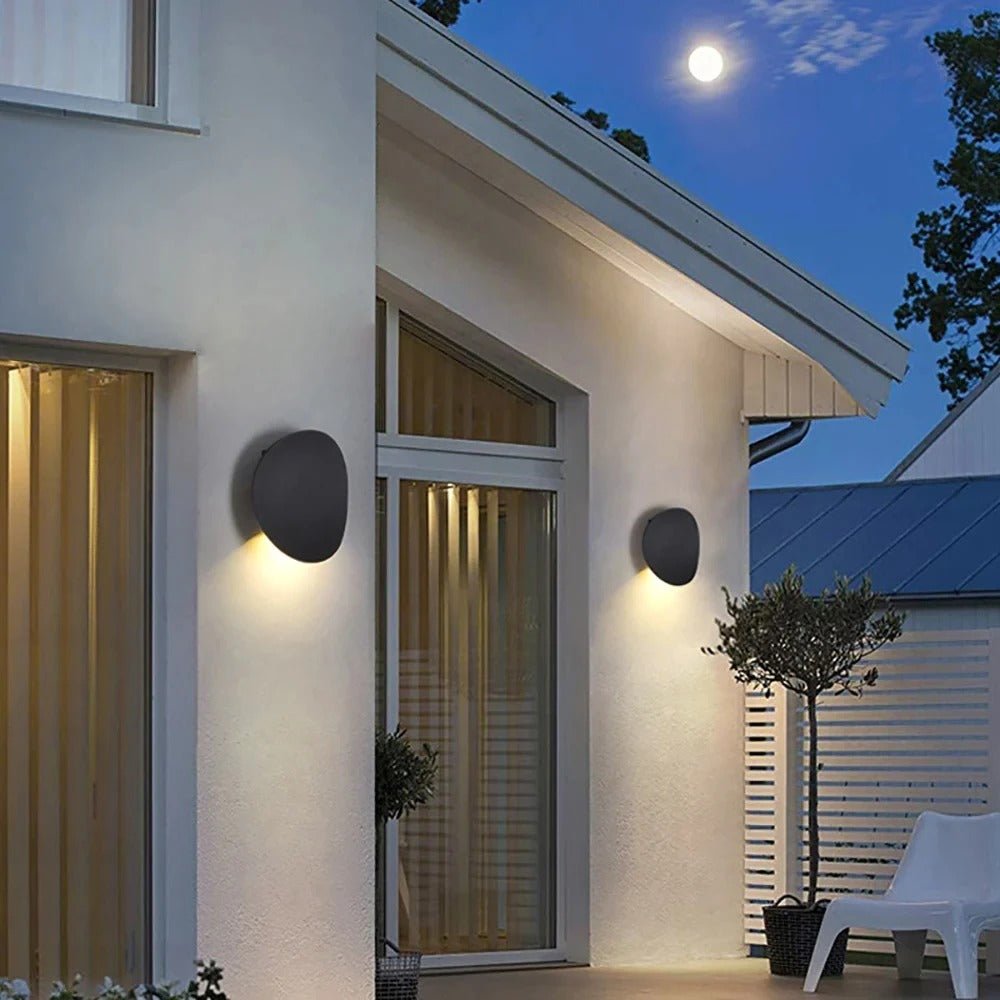 Adhya Outdoor Wall Lamp IP66 Waterproof Aluminum Body LED - Black