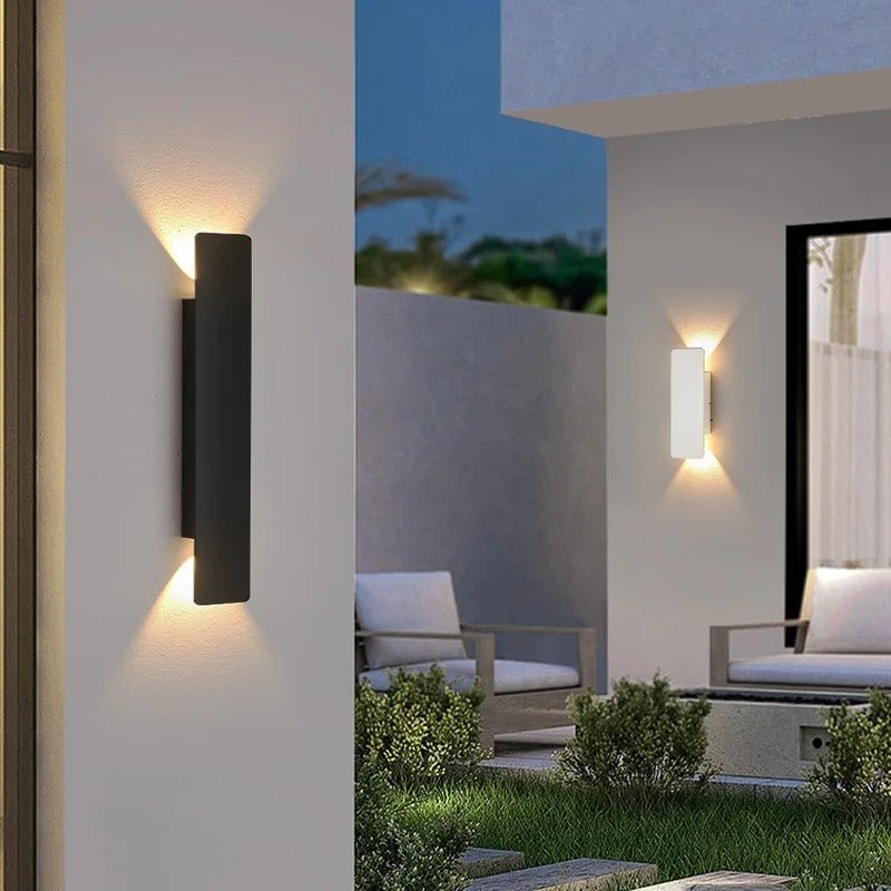 Alejandra Outdoor Wall Light IP65 18W LED Nordic Design - 61cm - black body - 24w