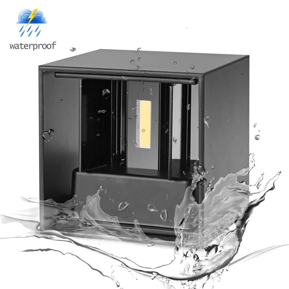 Valeyza Outdoor Wall Lamp IP65 Waterproof Durable Aluminum - 6W White