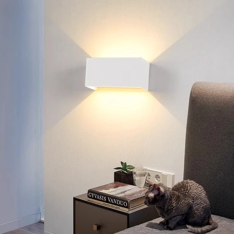 Aleia LED Wall Lamp IP65 Waterproof Indoor Outdoor Modern - 24w - white body