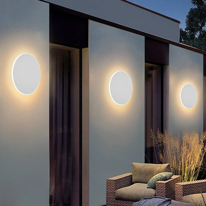 Alessa LED Outdoor Wall Light IP65 Waterproof Aluminum - Warm White