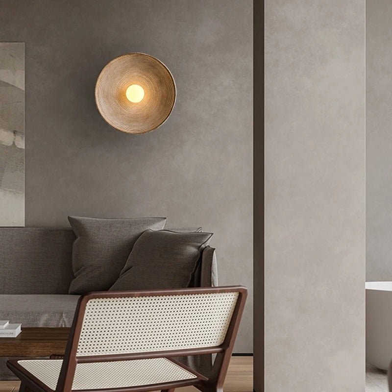 Lisbeth Wall Lamp Resin Frosted Glass Up And Down Lighting - Warm Light (3000K)
