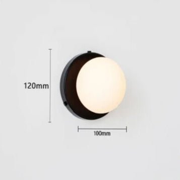 Nalani Wall Lamp Frosted Glass Plug In Design LED Bulb - No Plug - Pink