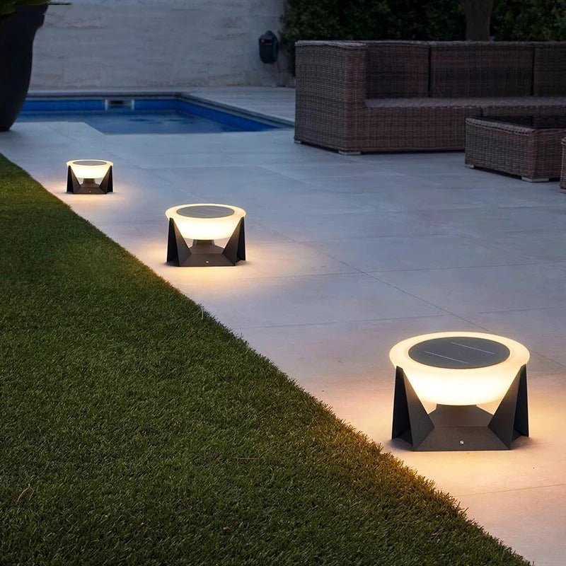 Abriella Solar Light Remote Control Adjustable Brightness - Dia 33cm H18cm - Solar
