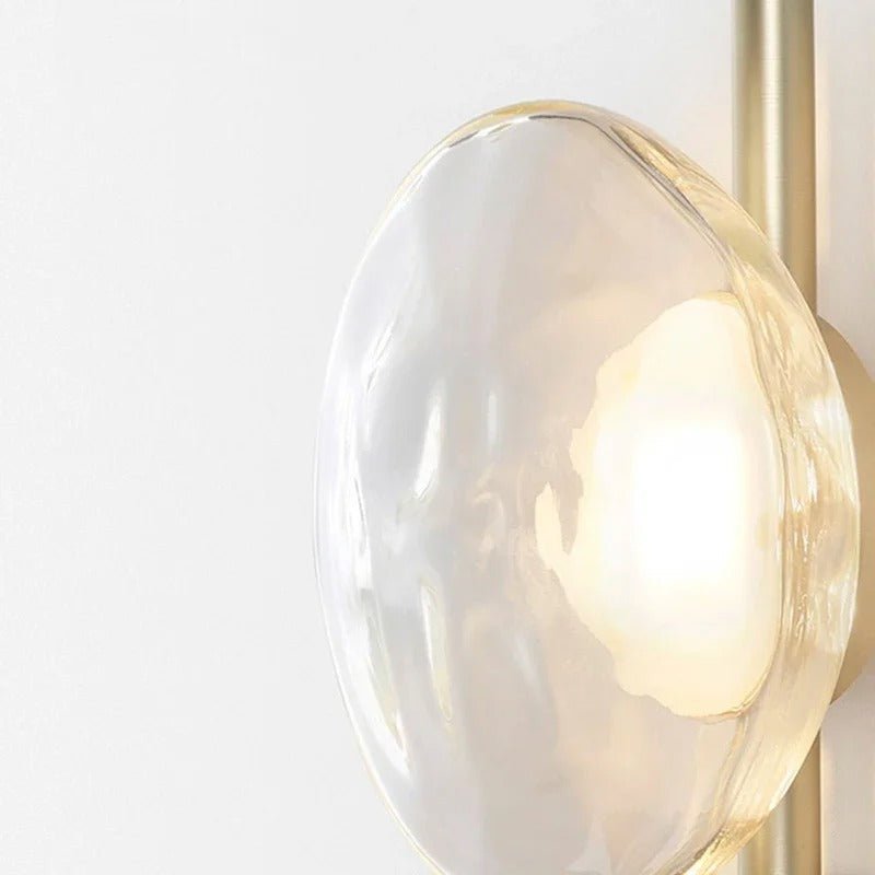 Taytum Wall Lamp Nordic Design Clear Glass Metal Body - A - Clear glass