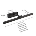 Goldie Wall Lamp Waterproof Acrylic Two Elegant Colors - Black