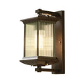 Rachael Outdoor Wall Lamp Weather Resistant Aluminum Frame - 