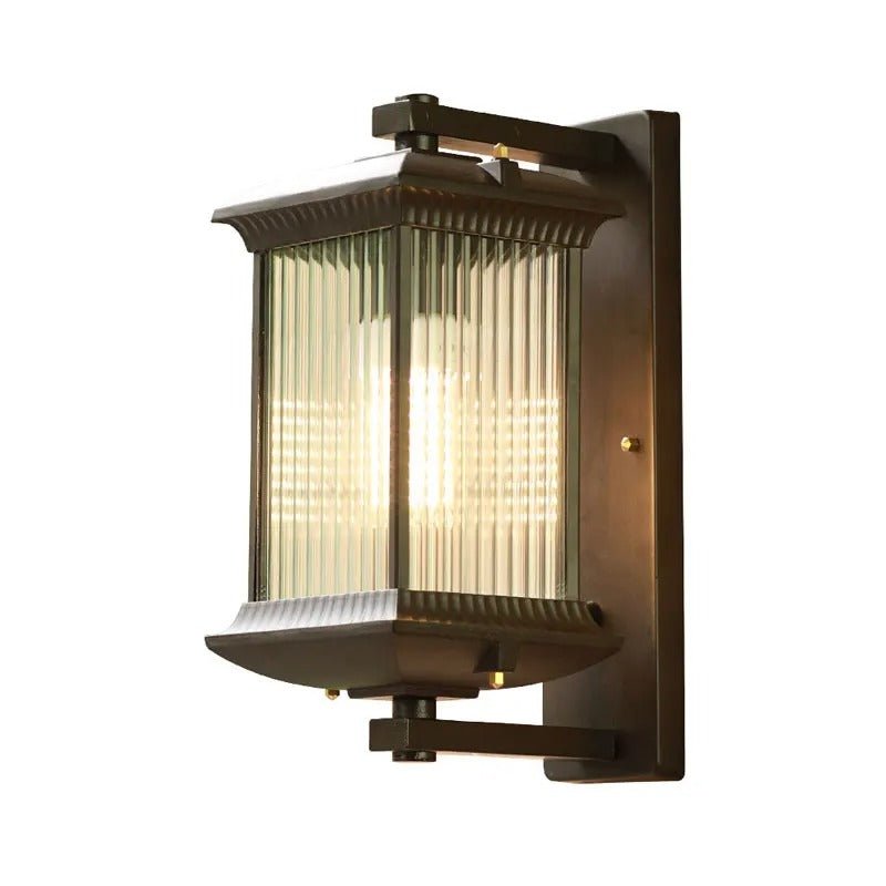 Rachael Outdoor Wall Lamp Weather Resistant Aluminum Frame - 