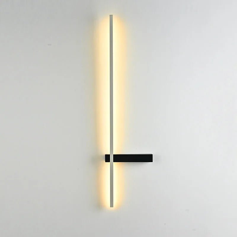 Aida LED Wall Lamp Outdoor Light IP65 Waterproof Aluminum - Black 120CM