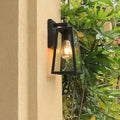 Nahomi Outdoor Wall Lamp Thickened Aluminum All Weather - Glass