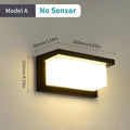 Aila Smart LED Wall Lamp Radar Motion Sensing Outdoor - No Sensor