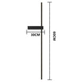 Aida LED Wall Lamp Outdoor Light IP65 Waterproof Aluminum - Black 60CM