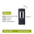 Bellamey LED Bollard Light IP65 Waterproof Black Aluminum - 30cm screw fix