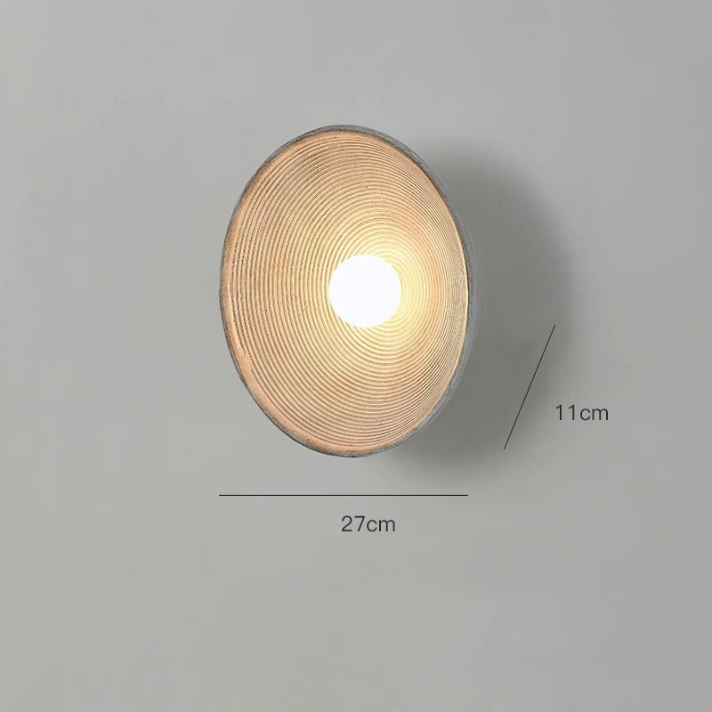 Lisbeth Wall Lamp Resin Frosted Glass Up And Down Lighting - Warm Light (3000K)