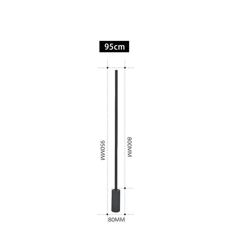 Kenzie LED Lawn Light Stainless Steel Aluminum IP65 - 8W 950MM