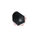 Ahana LED Wall Lamp Indoor And Outdoor Ready Up And Down - Black Round