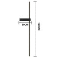 Aida LED Wall Lamp Outdoor Light IP65 Waterproof Aluminum - Black 120CM