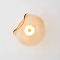 Brise Wall Light Amber Smoked Glass Shade American Inspired - Amber