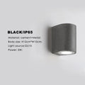 Adamaris Cement Outdoor Wall Lamp IP65 Waterproof Nordic - Black