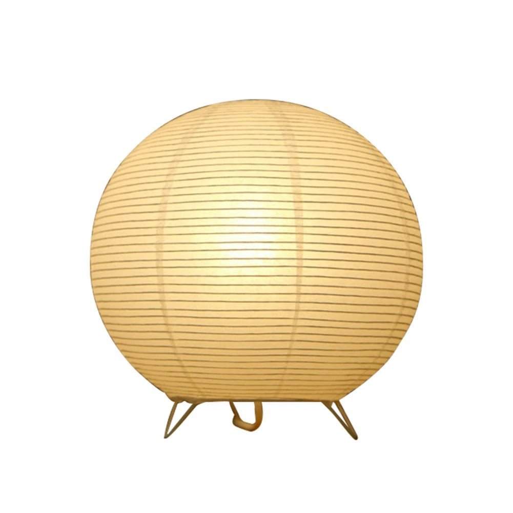 Miraki Table Lamp Japanese Inspired Design Warm White Glow - Round