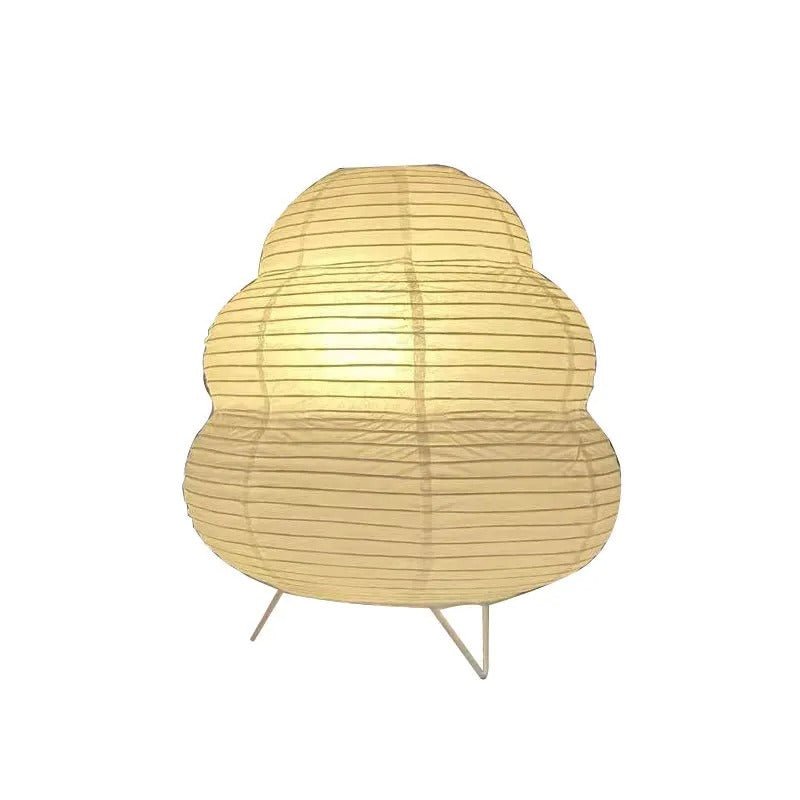 Miraki Table Lamp Japanese Inspired Design Warm White Glow - Three layers
