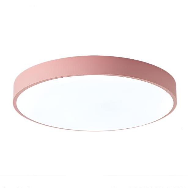 Adelaide Ceiling Lamp Macaron Colors Energy Efficient LED - Pink