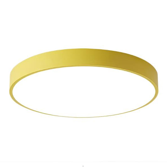 Adelaide Ceiling Lamp Macaron Colors Energy Efficient LED - Yellow