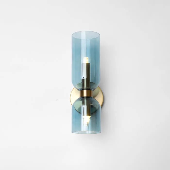 Bello Wall Lamp Two Glass Shades Energy Efficient LED - White